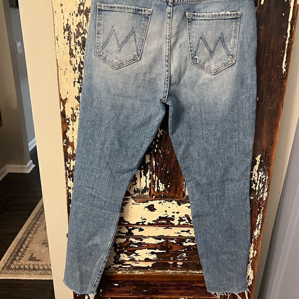Mother The Looker Ankle Step Fray in Exposed Secret Sister size 29 women’s Jeans